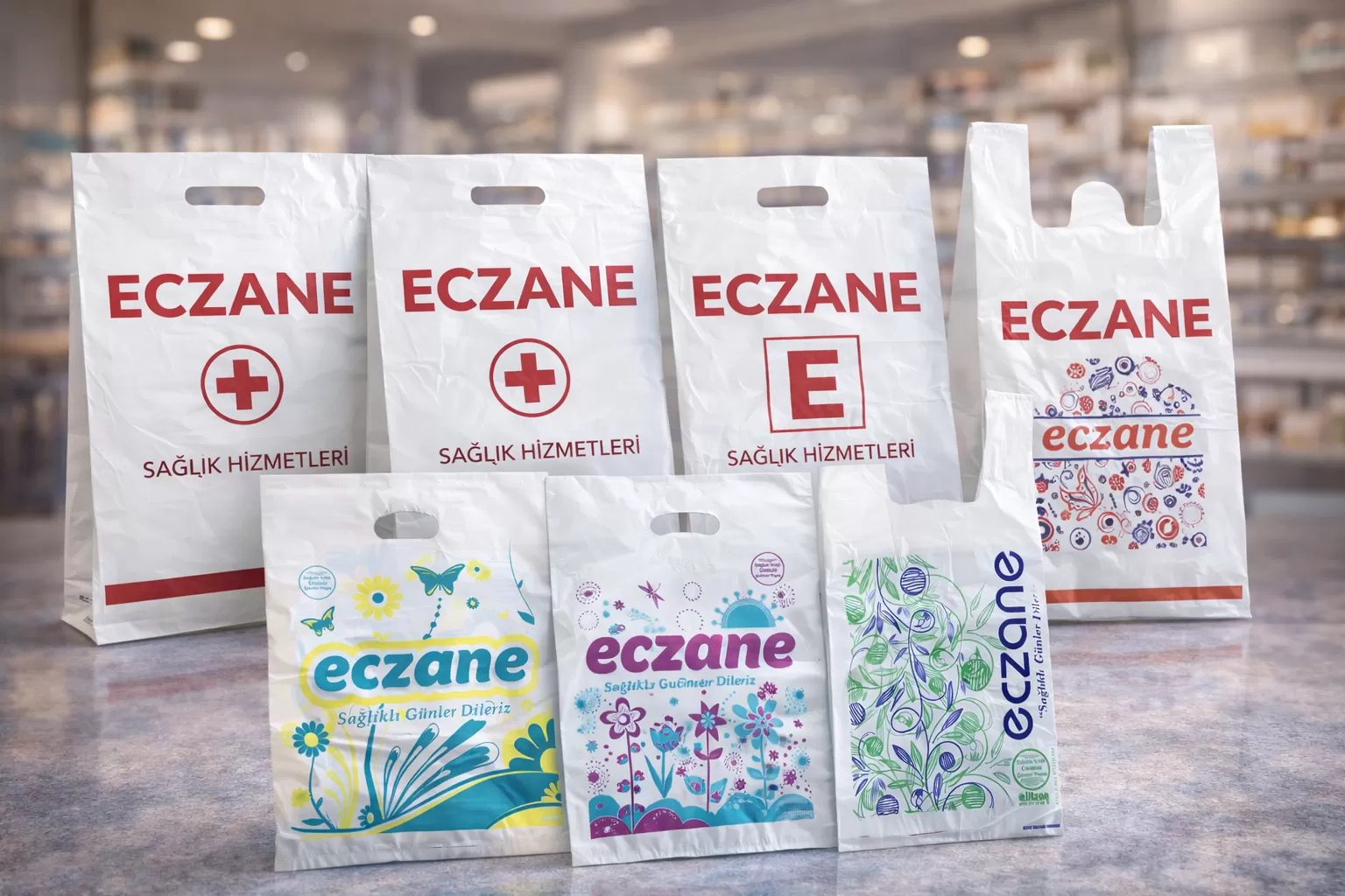 Printed Pharmacy Bags