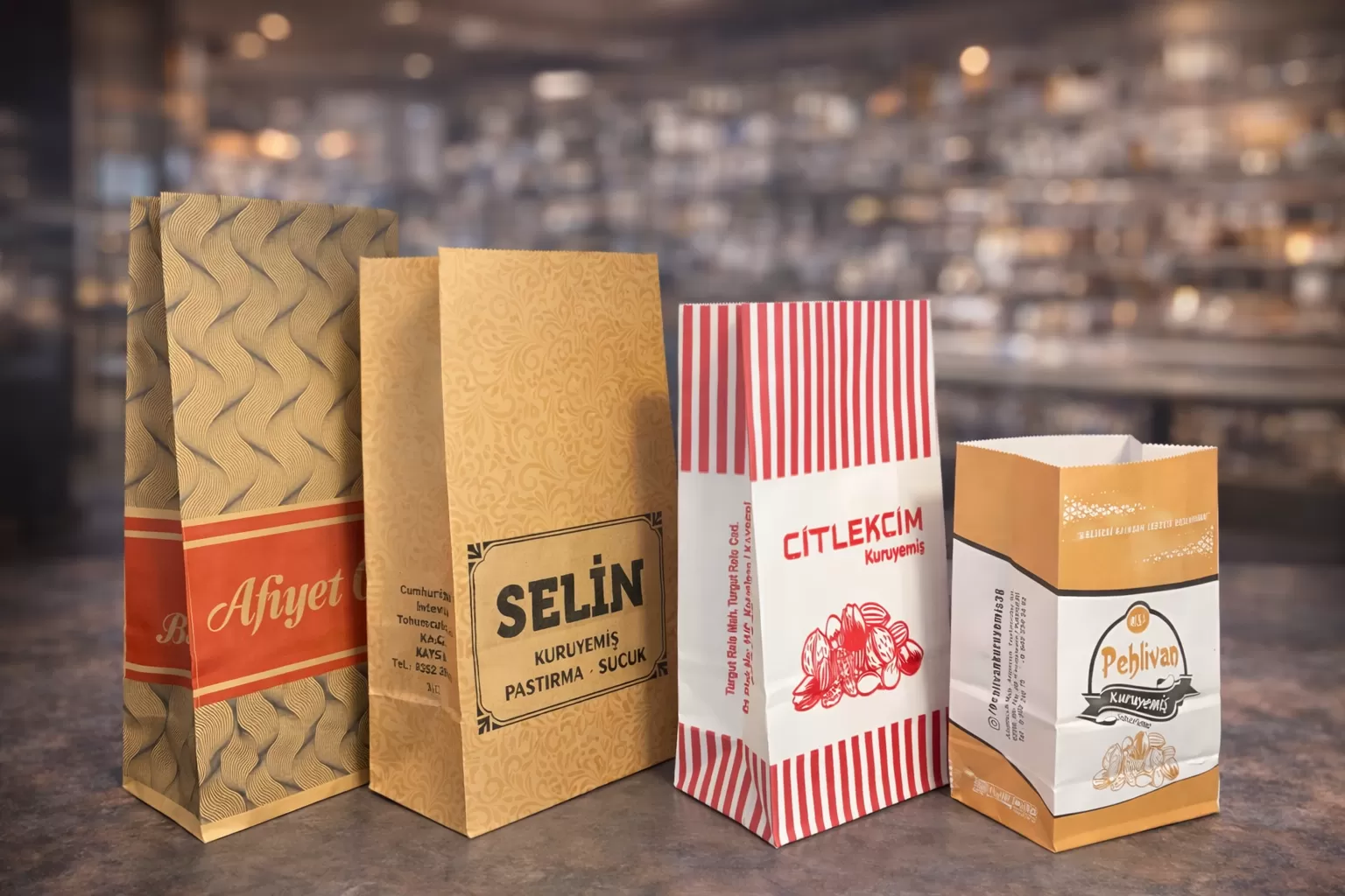 Square-based Paper Bag