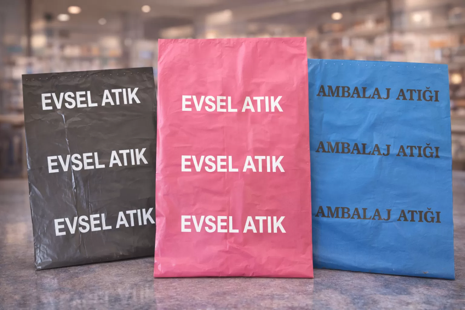 Medical Waste Garbage Bag, Household and Packaging Waste